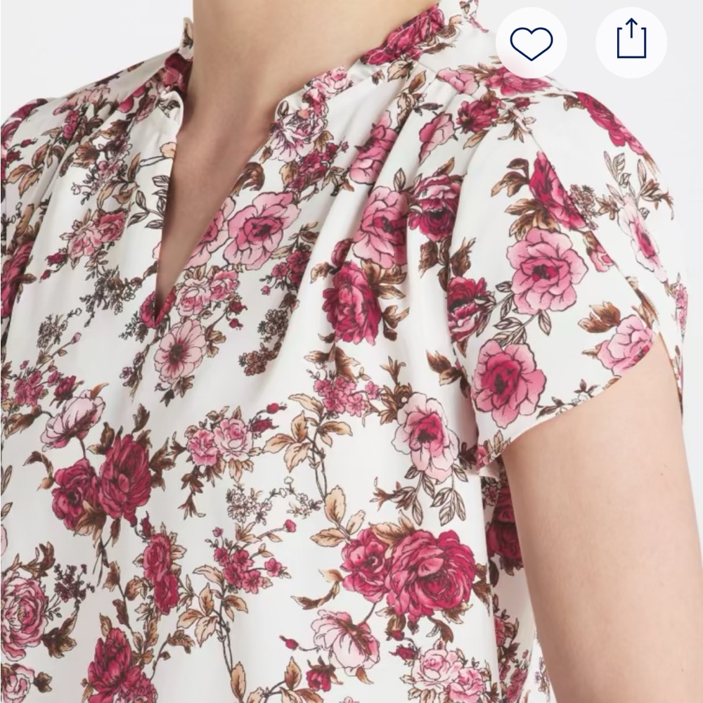 41 HAWTHORN Tiffiny Tulip Sleeve Blouse Stitch Fix Size Medium